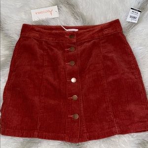 orange-red skirt w/tags